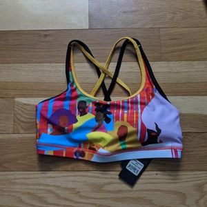 Peloton x Monica Ahanonu Strappy Bra Size S